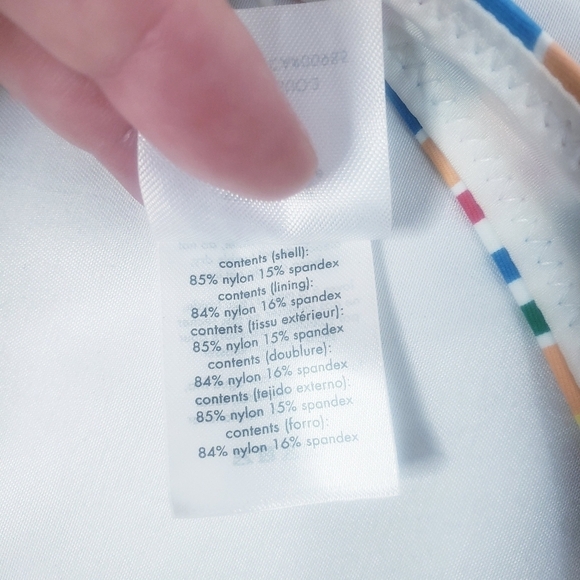 NWT Onia Allegra Striped Bandeau Bikini Swimsuit Top XL - Picture 9 of 9